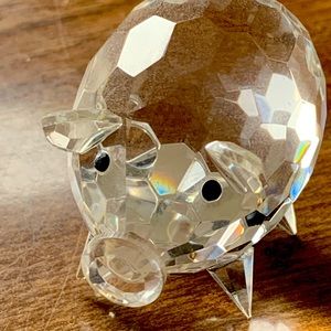 Swarovski Crystal Pig- Rare Find…Great gift